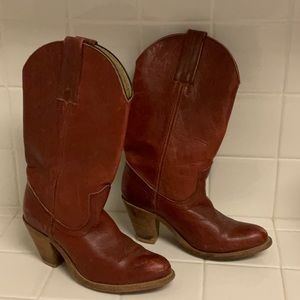 Vintage Frye western style cowboy boots
